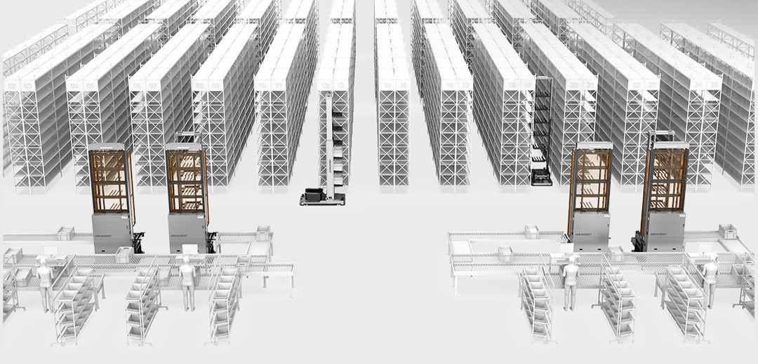 Picture1 Carton Transfer Type Mobile Robots By Implementing Autonomous Carton Transfer Unit (CTU) System, Carton Transfer Type Mobile Robots Are Able To Implement Binning And Picking Job, Such As Break Bulk And Small Items Handling.